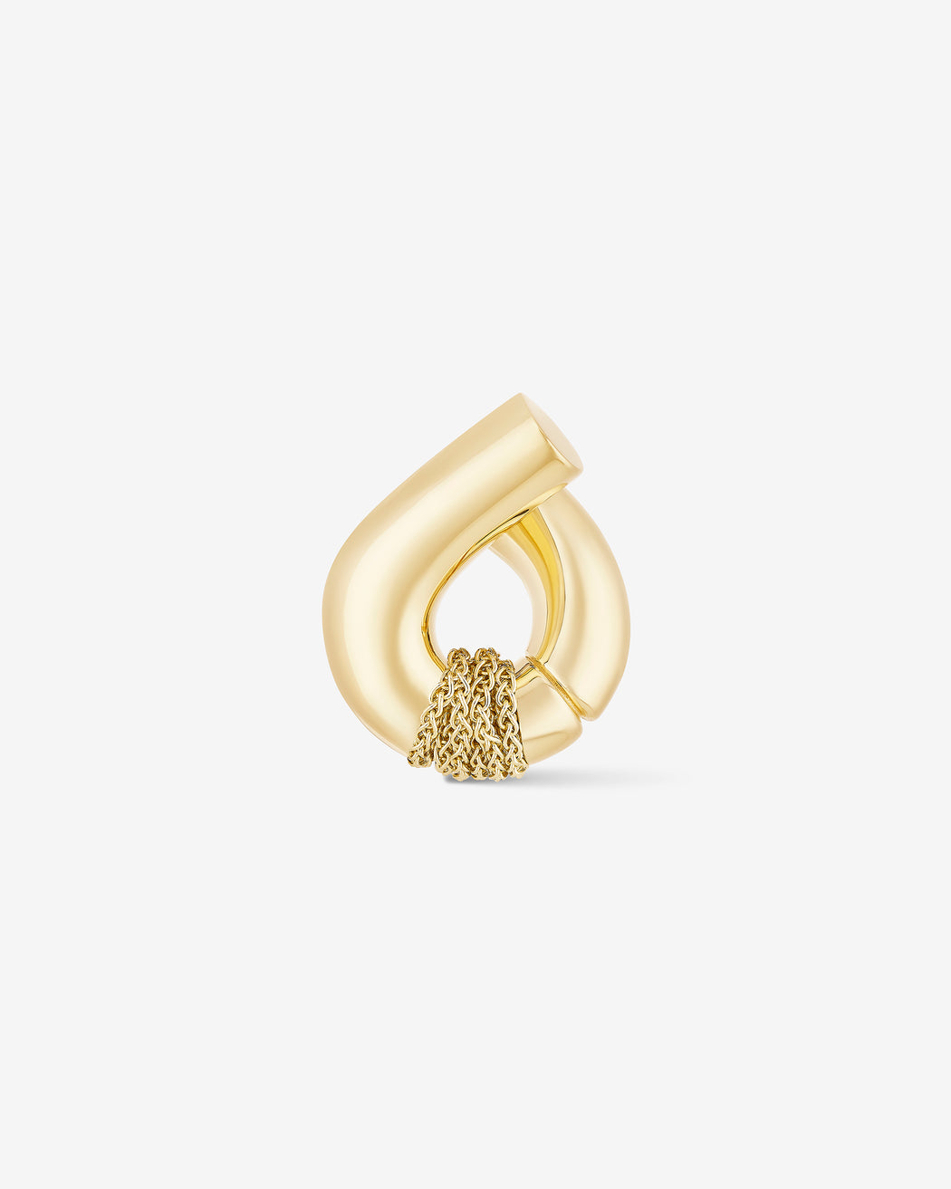 Oera earrings 18k Fairmined yellow gold, Tabayer ethical fine jewelry