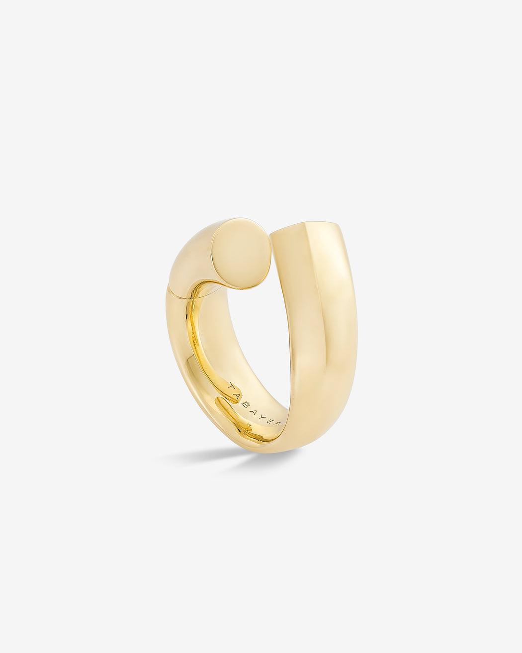 Oera ring 18k Fairmined yellow gold, Tabayer ethical fine jewelry