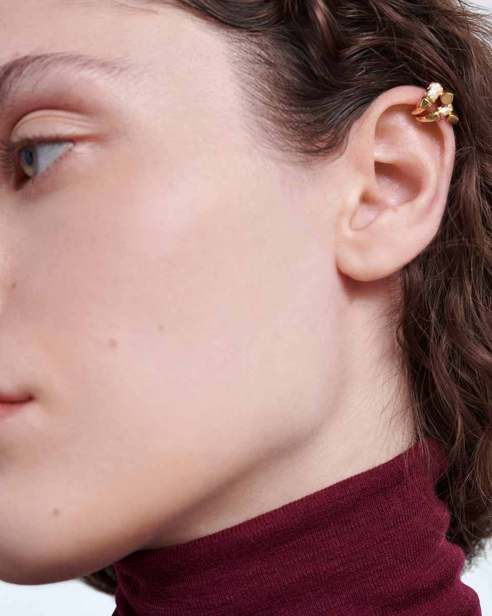 Oera Ear Cuff Ethical Fine Jewelry by Tabayer