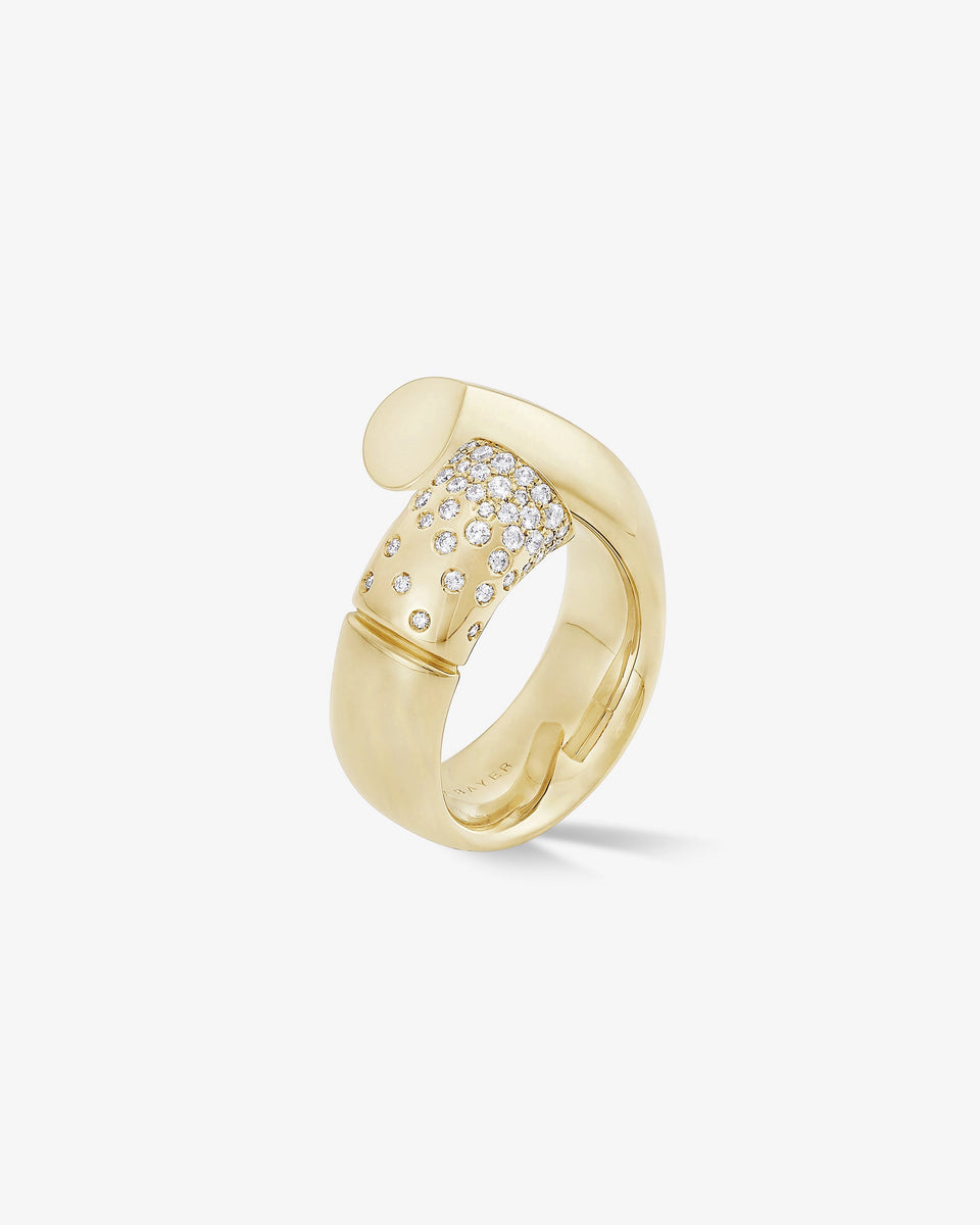 White Gold Oera Pave Diamond Ring