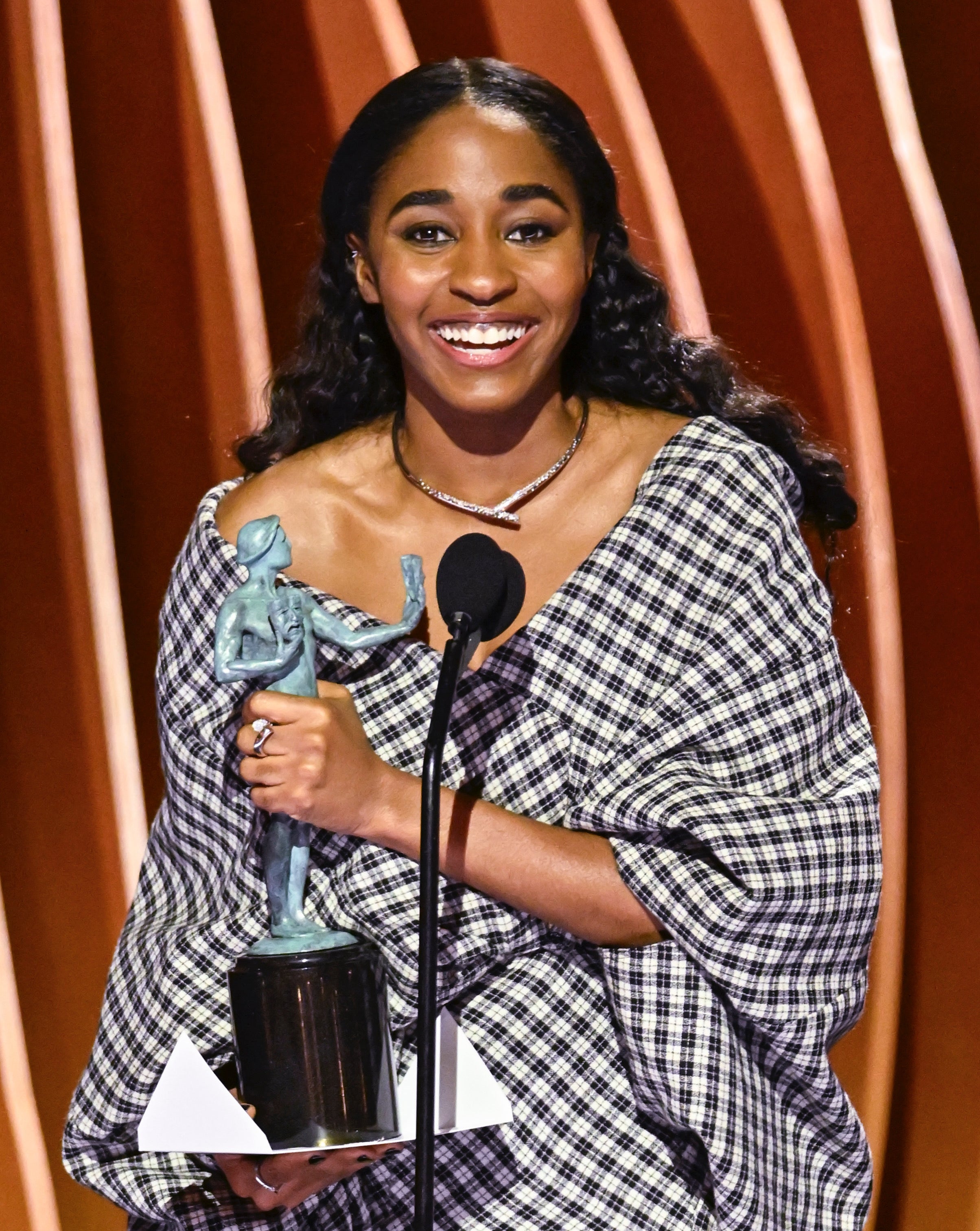Ayo Edebiri at SAG Awards, Los Angles