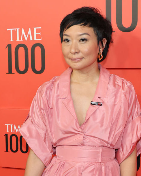 Cathy Park Hong at the 2022 TIME100 Gala wearing Tabayer Ethical Jewelry