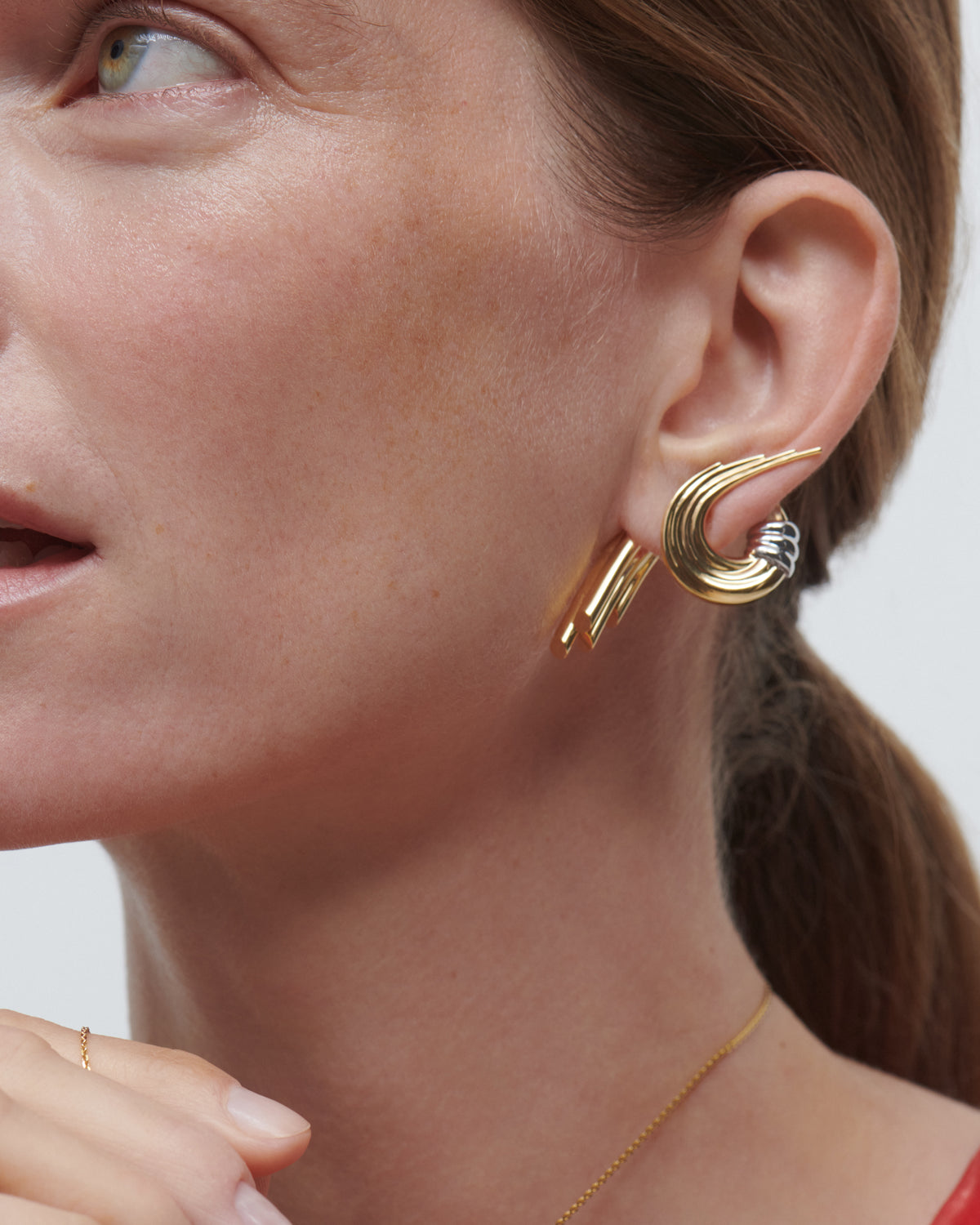 Large Sheaf Earring