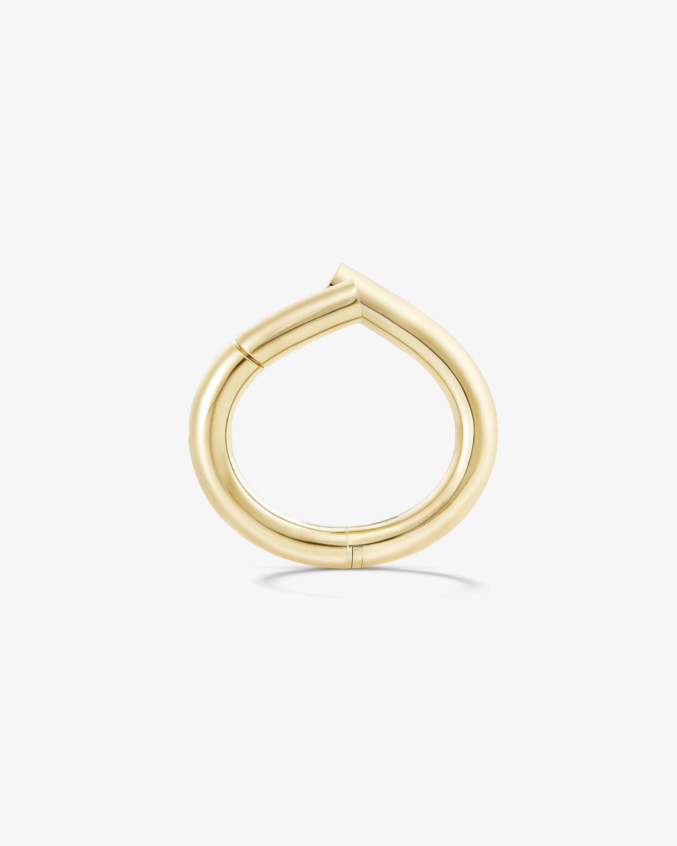 Large Loop Bracelet 18k Fairmined yellow gold, Tabayer ethical fine jewelry