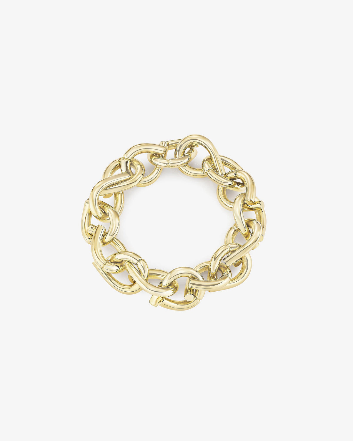 Link Bracelet 18k Fairmined yellow gold, Tabayer ethical fine jewelry