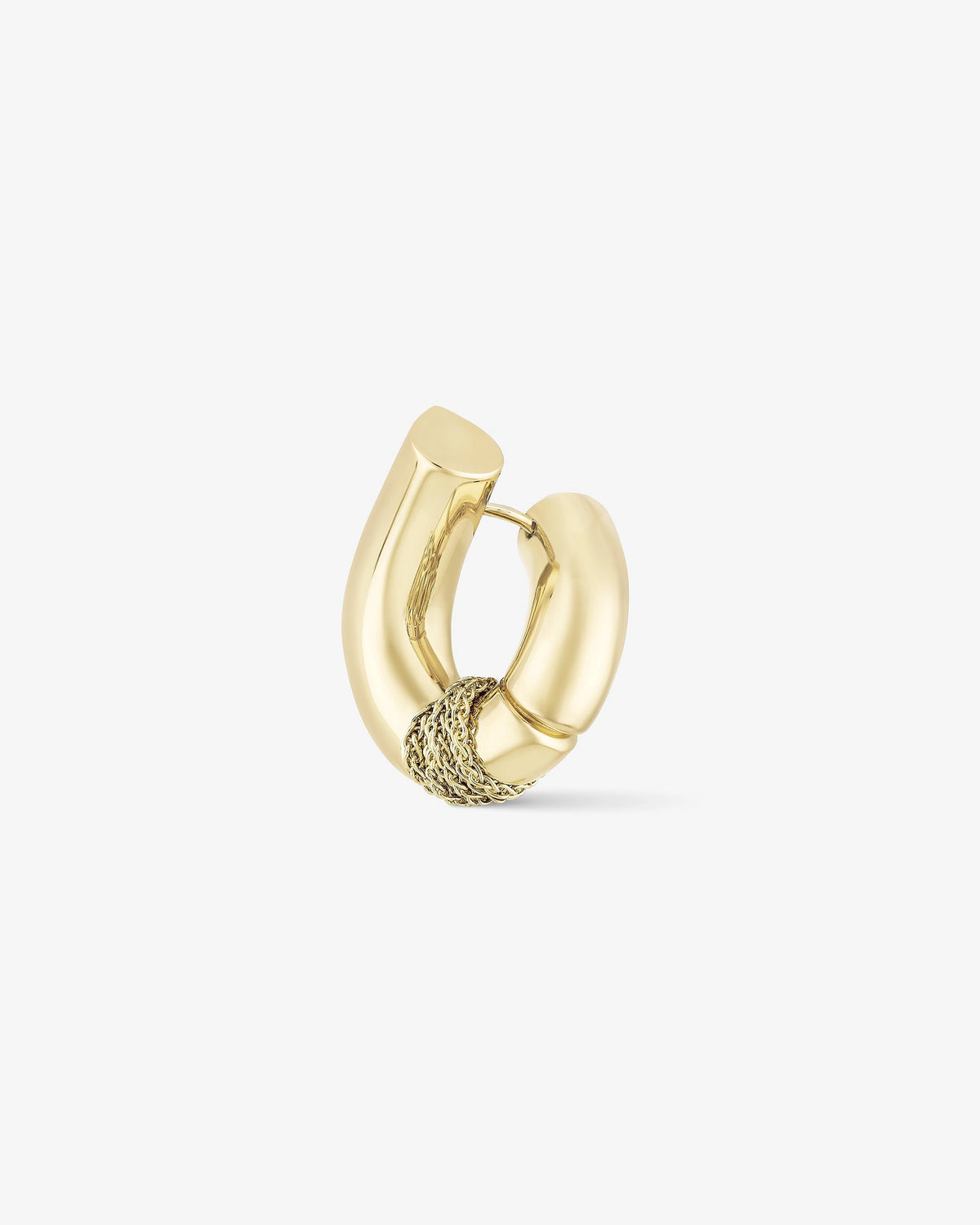 Inverted Earring 18k Fairmined yellow gold, Tabayer ethical fine jewelry