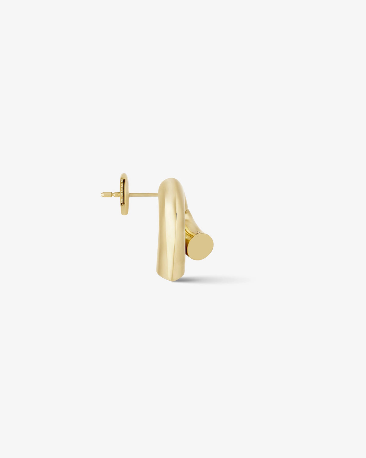 Oera Stud Earring 18k Fairmined yellow gold, Tabayer ethical fine jewelry