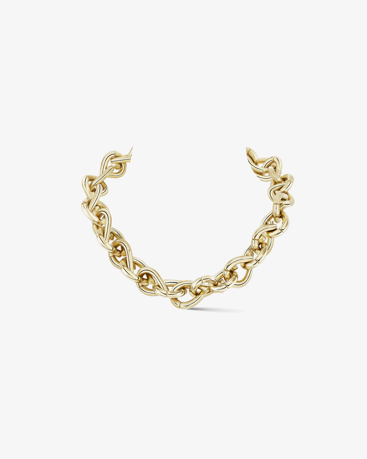 Link Necklace 18k Fairmined yellow gold, Tabayer ethical fine jewelry