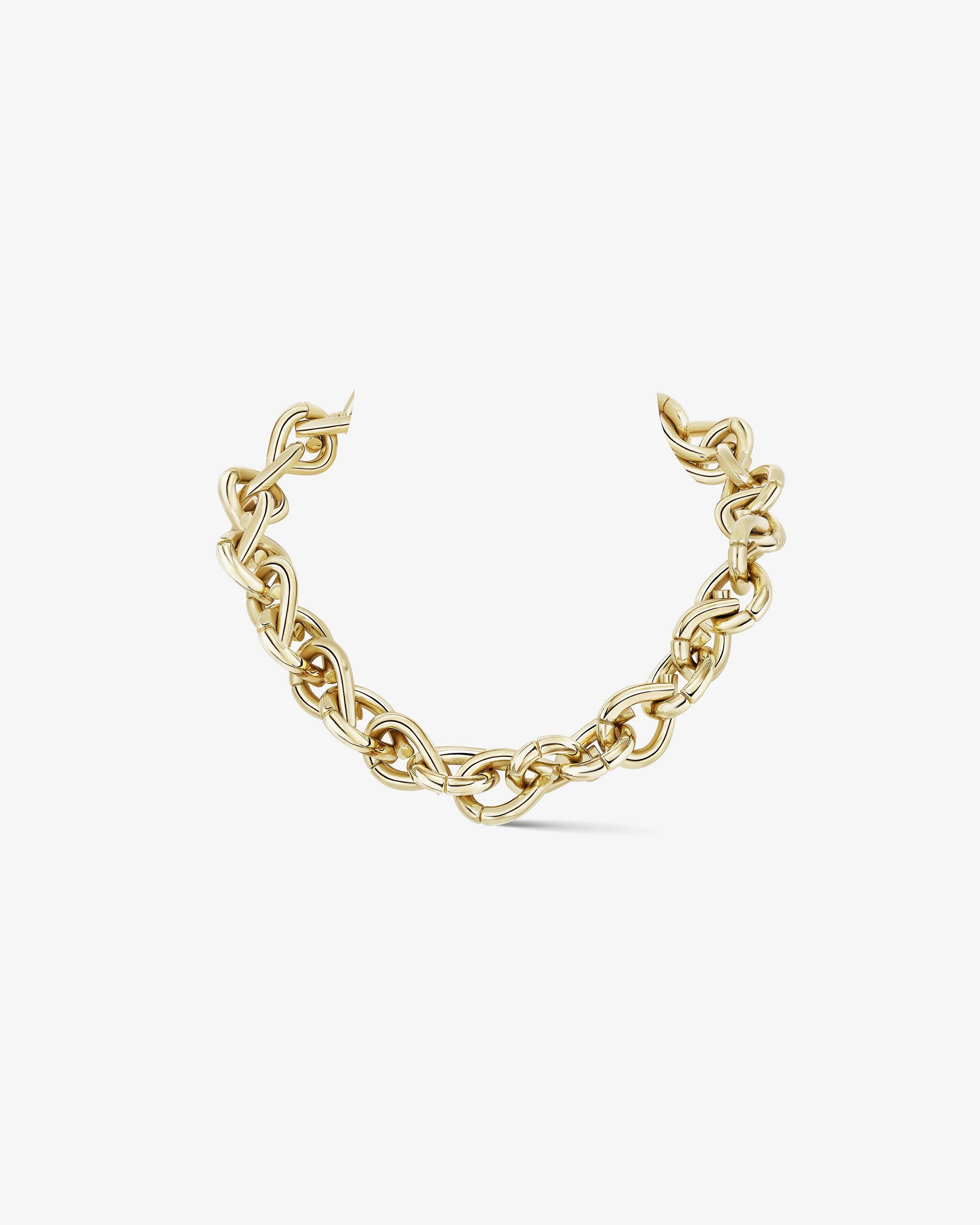 Link Necklace 18k Fairmined yellow gold, Tabayer ethical fine jewelry