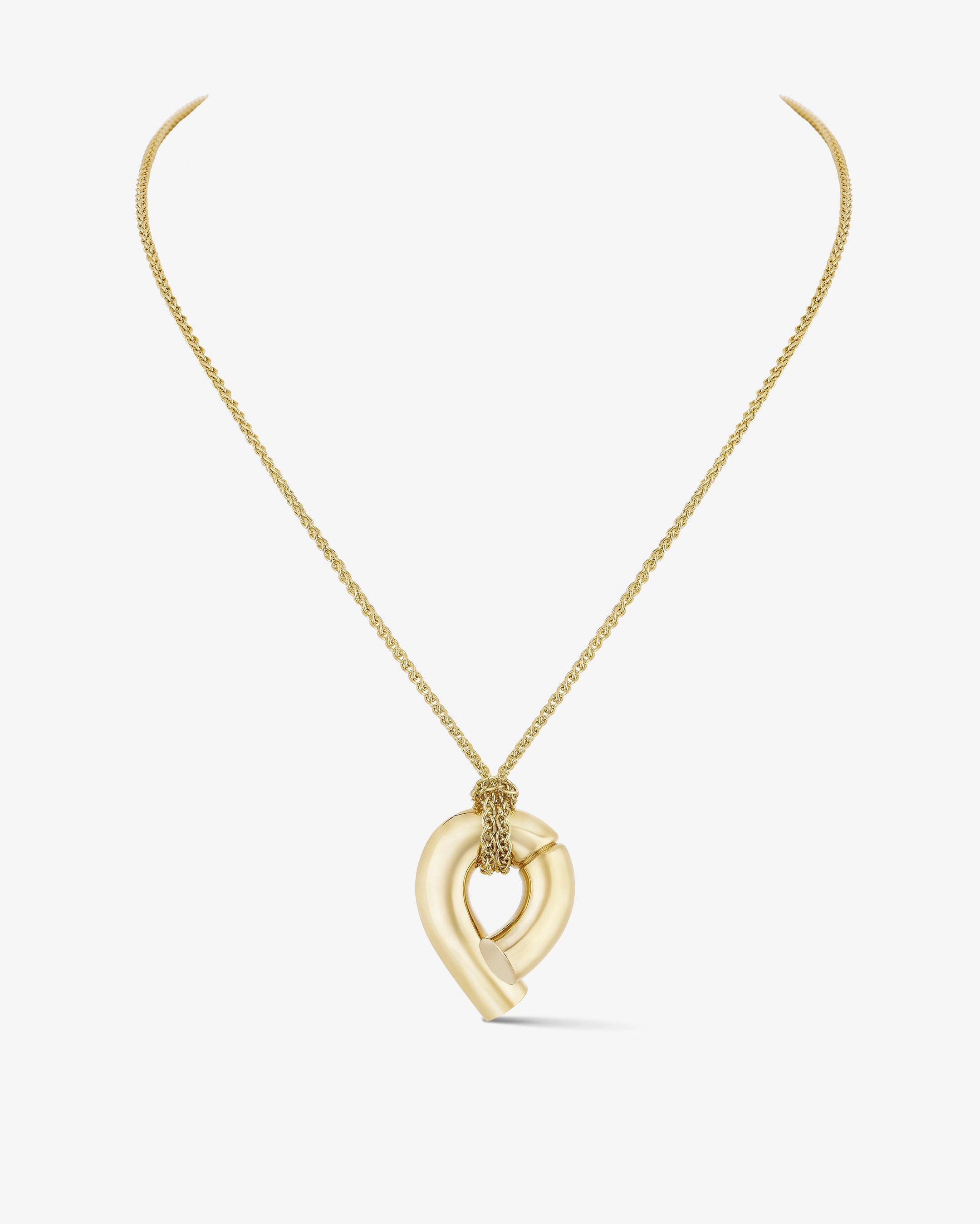 Medium Oera Pendant 18k Fairmined yellow gold, Tabayer ethical fine jewelry