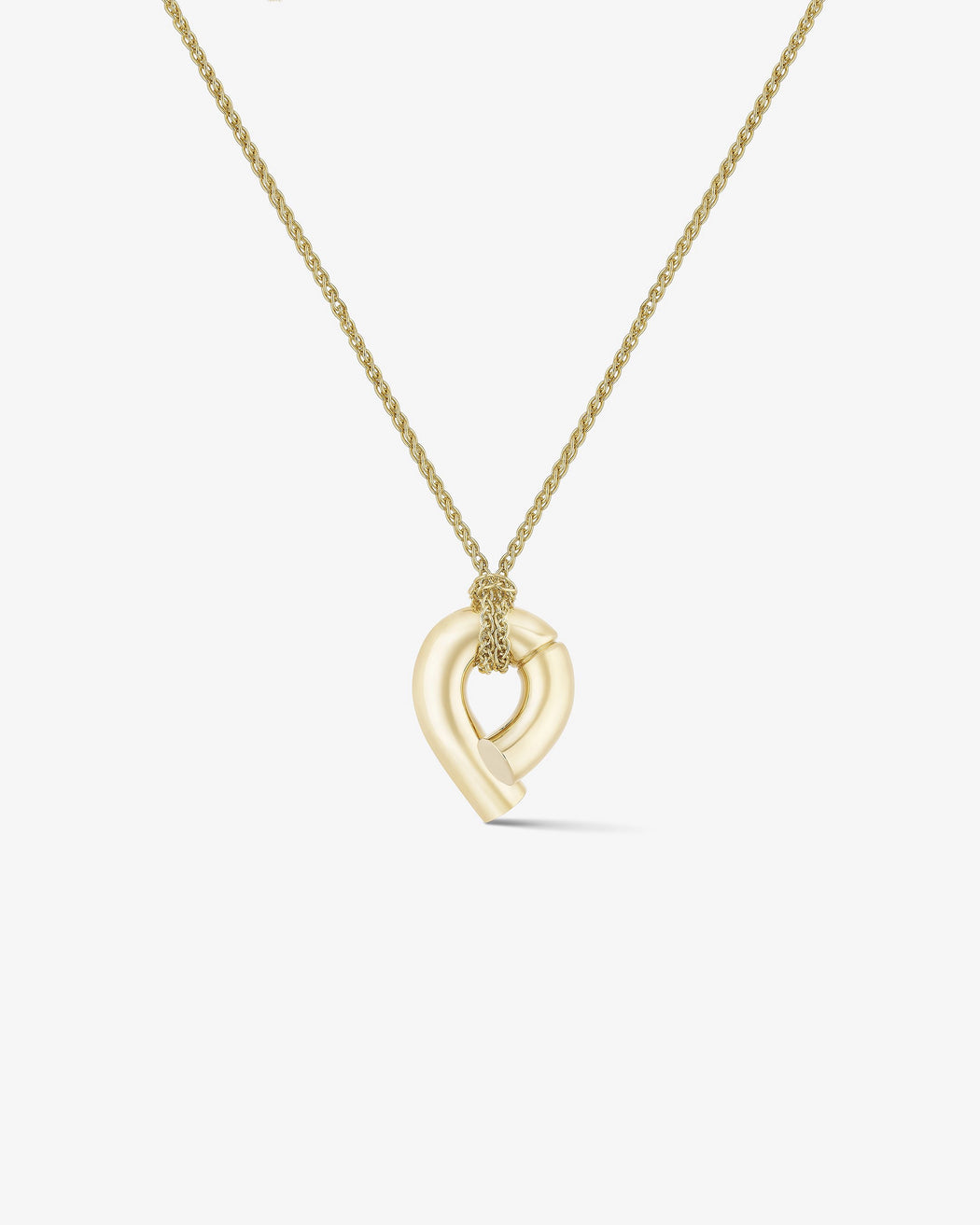Oera pendant 18k Fairmined yellow gold, Tabayer ethical fine jewelry