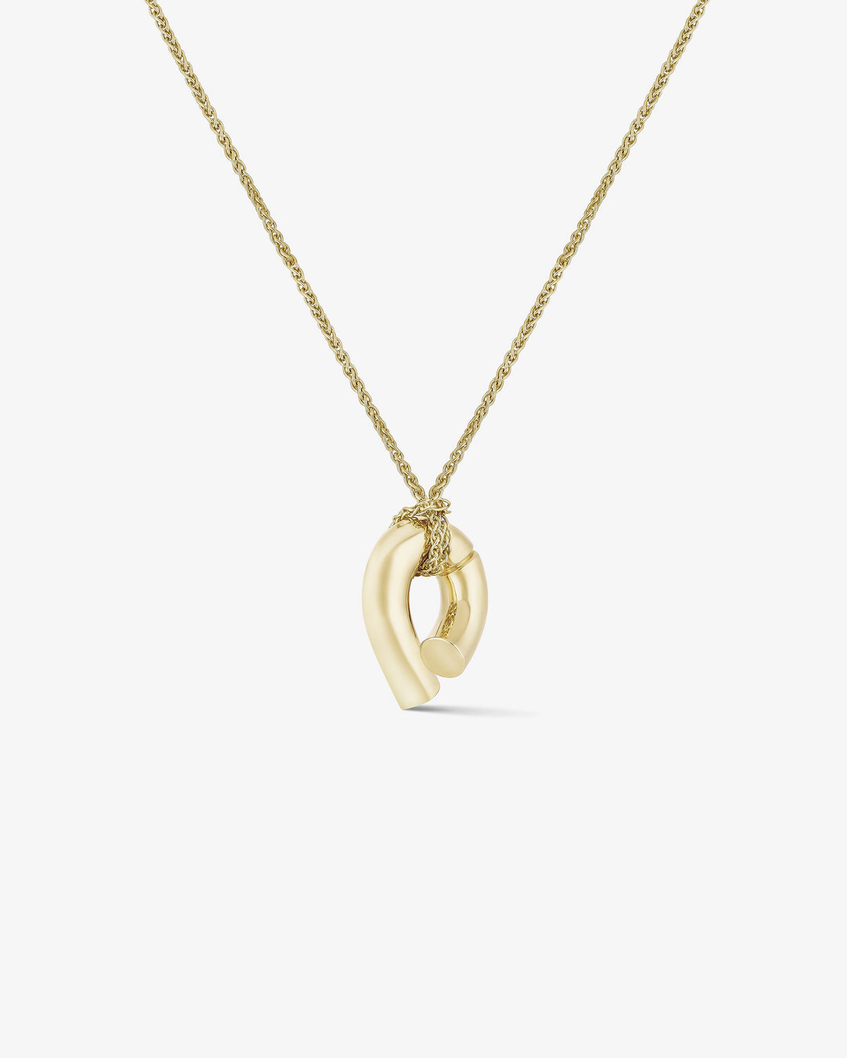 Medium Oera Pendant 18k Fairmined yellow gold, Tabayer ethical fine jewelry