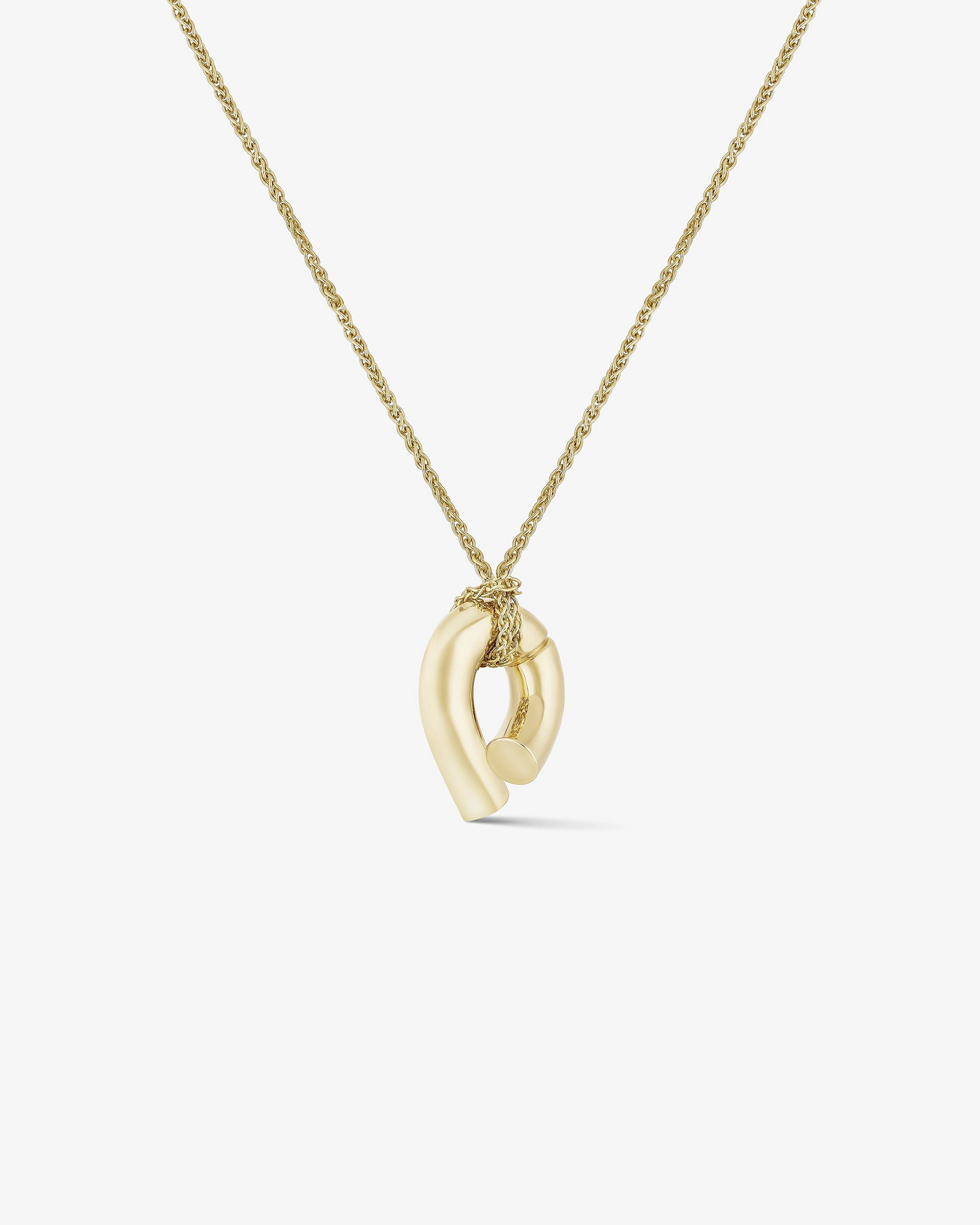 Medium Oera Pendant 18k Fairmined yellow gold, Tabayer ethical fine jewelry