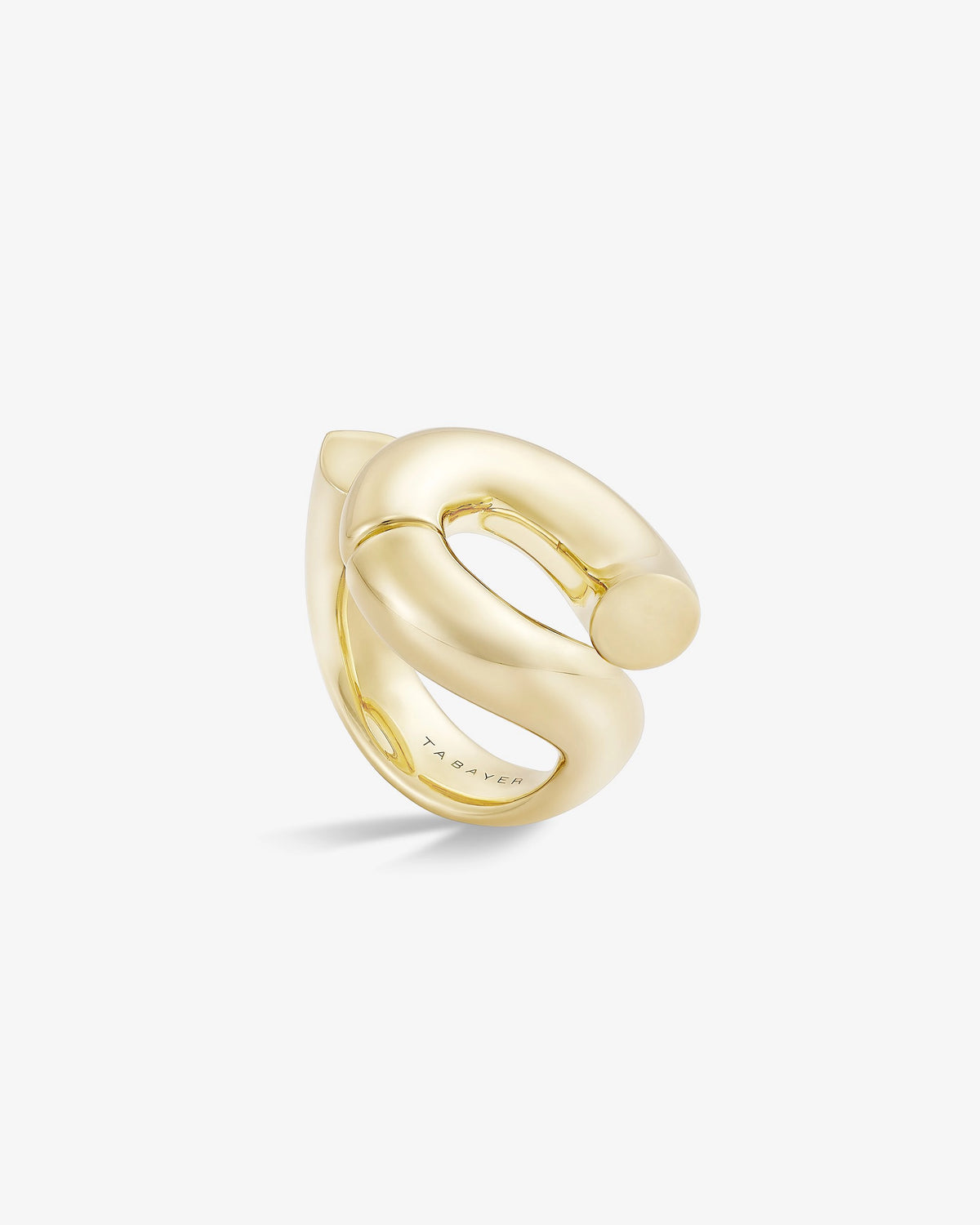 Oera Thick Gold Loop Ring