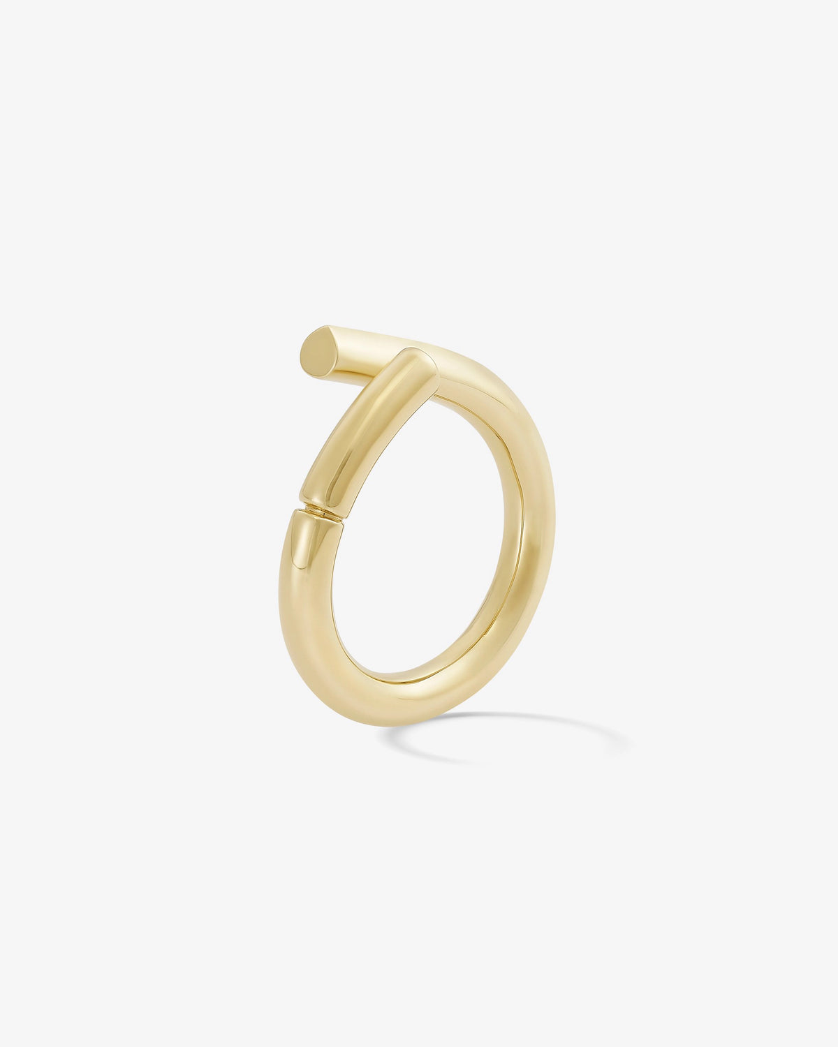 Oera 18K Gold Ring with Brown Diamond