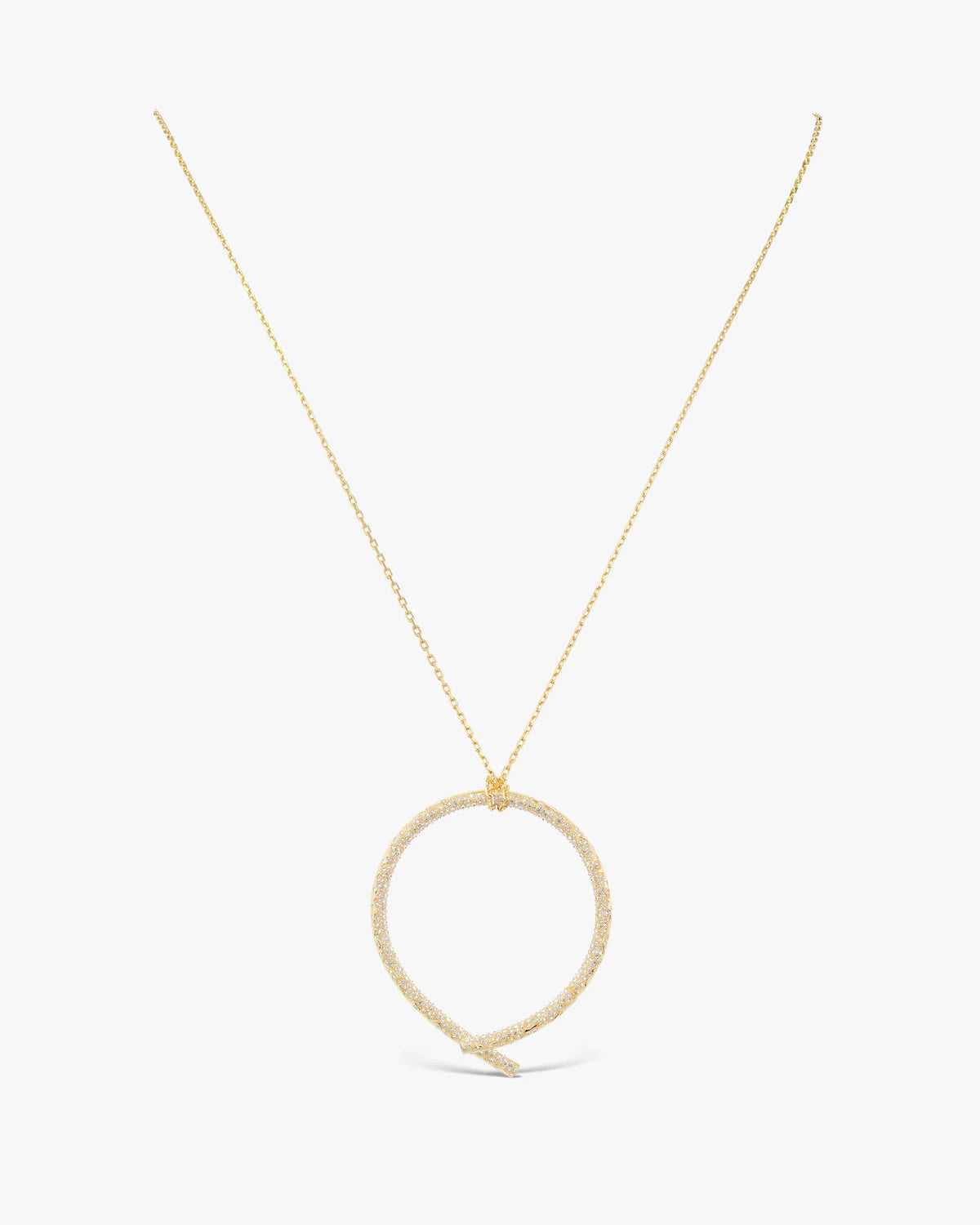 Oera necklace 18k Fairmined yellow gold and diamonds, Tabayer ethical fine jewelry